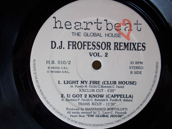 DJ Professor - Remixes Vol. 2 | Heartbeat (H.B. 010) - 4