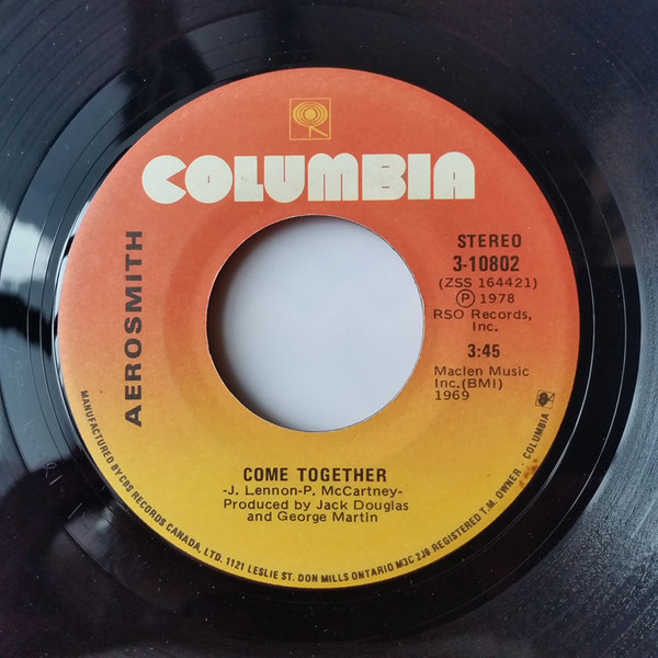 Aerosmith - Come Together / Kings And Queens | Columbia (3-10802) - main