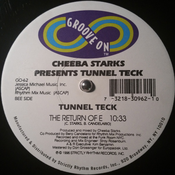Cheeba Starks - Tunnel Teck | Groove On (GO-62)