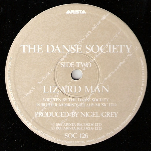 The Danse Society - Heaven Is Waiting | Society Records (SOC 126) - 4 The Danse Society - Heaven Is Waiting | Society Records (SOC 126) - 4