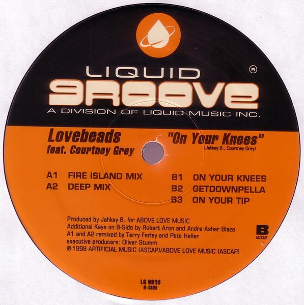 Lovebeads  &  Courtney Grey - On Your Knees | Liquid Groove (LG 0016) - 3