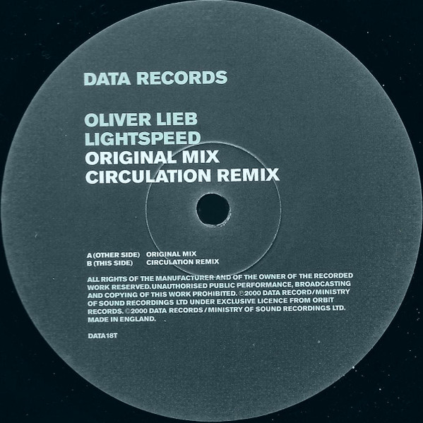 Oliver Lieb - Lightspeed | Data Records (DATA18T) - 4
