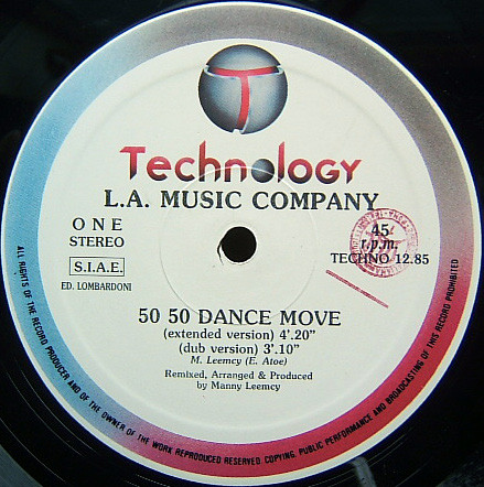 L.A. Music Company - 50 50 Dance Move | Technology (TECHNO 12.85) - 2