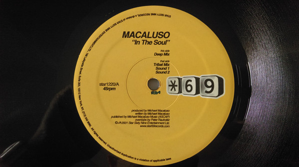 Mike Macaluso - In The Soul | Star 69 Records (star1220)