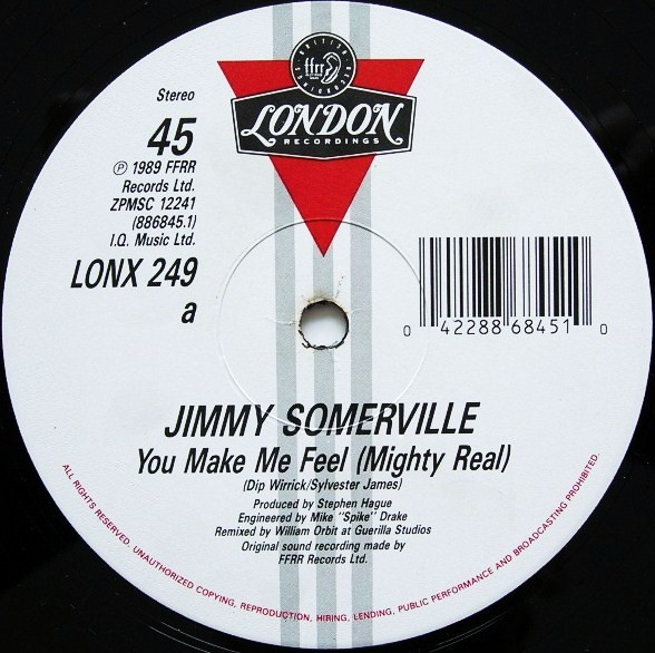 Jimmy Somerville - Mighty Real | London Records (LONX 249) - 3 Jimmy Somerville - Mighty Real | London Records (LONX 249) - 3