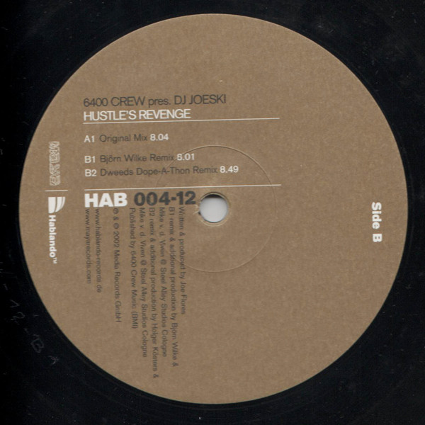 6400 Crew Present Joeski - Hustle's Revenge | Hablando (HAB 004-12) - 3 6400 Crew Present Joeski - Hustle's Revenge | Hablando (HAB 004-12) - 3