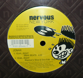 Jonah - Yeah...Right (Remixes) | Nervous Records (NE 20464)