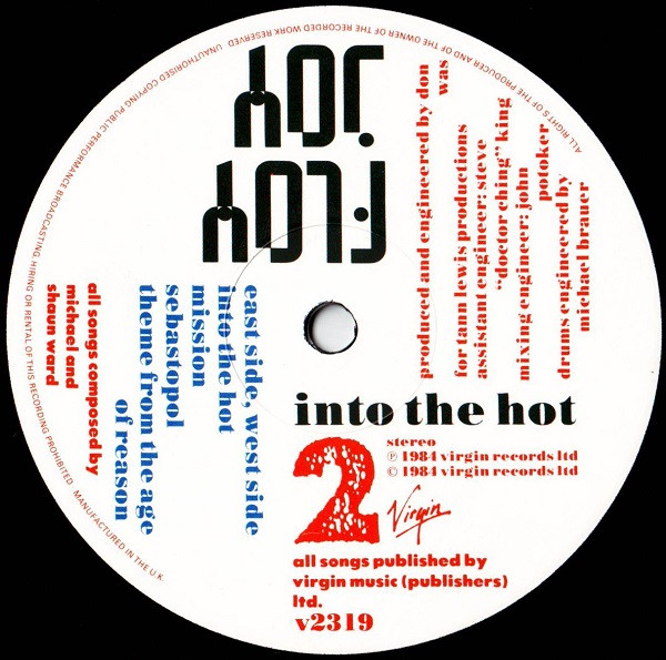 Floy Joy - Into The Hot | Virgin (V2319) - 4