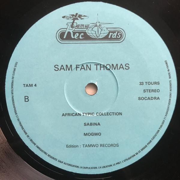 Sam Fan Thomas - Makassi | Tamwo Records (TAM 4) - 4 Sam Fan Thomas - Makassi | Tamwo Records (TAM 4) - 4