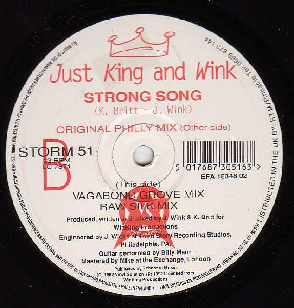 Just King And Wink - Strong Song | Vinyl Solution (STORM 51)
