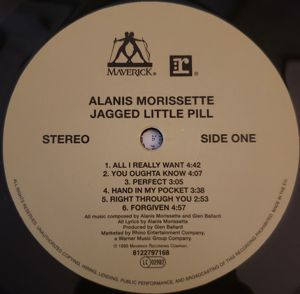 Alanis Morissette - Jagged Little Pill [Vinyl] | Maverick (8122797168) - 2