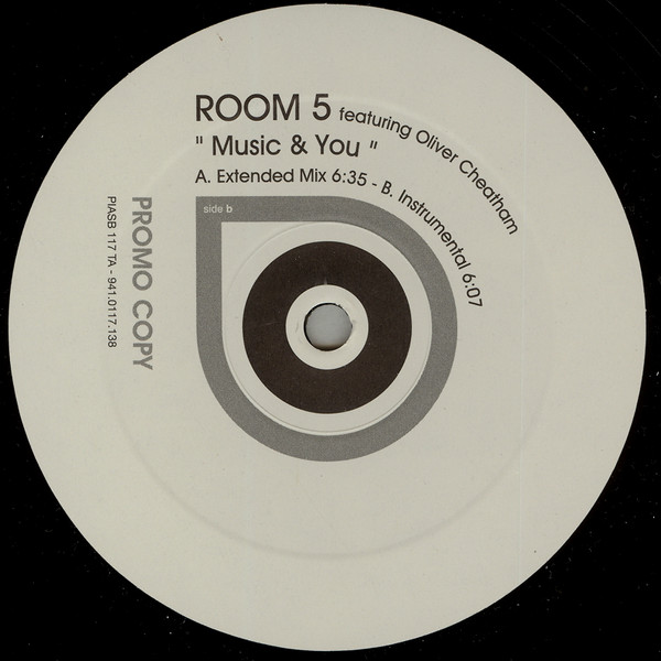 Room 5 Featuring Oliver Cheatham - Music & You | Noise Traxx (PIASB 117 TA)