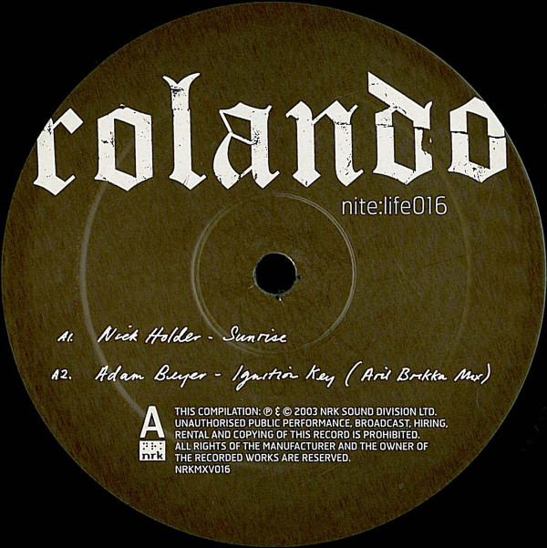 Rolando - Nite:Life 016 | NRK Sound Division (NRKMXV016) - 3