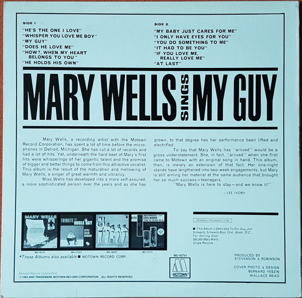 Mary Wells Sings My Guy