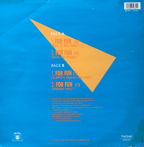 G.N.D. - For Fun | Panic Records (865 985-1) - 2