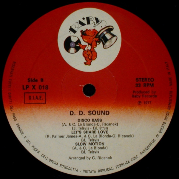 D.D. Sound - Disco Delivery | Baby Records (LPX 018) - 4 D.D. Sound - Disco Delivery | Baby Records (LPX 018) - 4