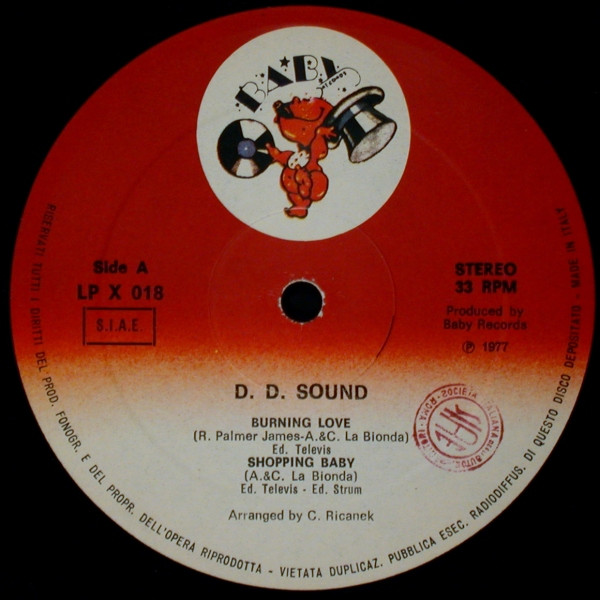 D.D. Sound - Disco Delivery | Baby Records (LPX 018) - 3 D.D. Sound - Disco Delivery | Baby Records (LPX 018) - 3