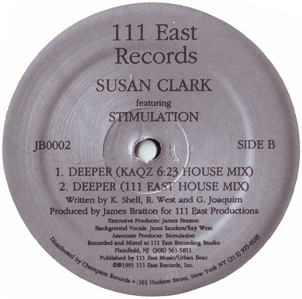 Susan Clark Featuring Stimulation - Deeper | 111 East Records (JB0002) - 2 Susan Clark Featuring Stimulation - Deeper | 111 East Records (JB0002) - 2
