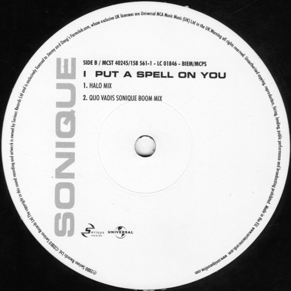 Sonique - I Put A Spell On You | Serious Records (158 561-1) - 3 Sonique - I Put A Spell On You | Serious Records (158 561-1) - 3