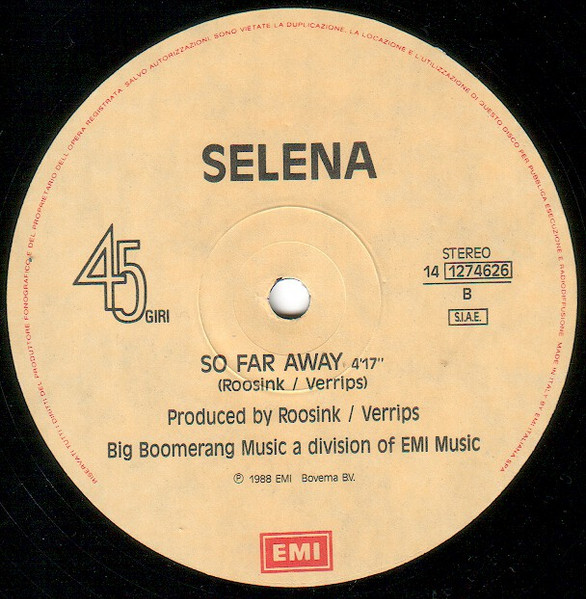 Selena - So Far Away | EMI (14 1274626) - 3