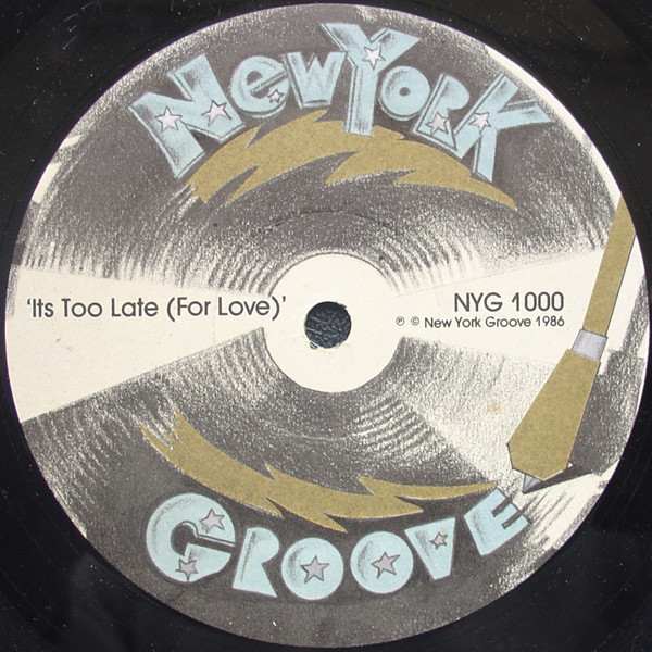 Stardom Groove Featuring Tonya Wynne - It's Too Late (For Love) | New York Groove Records (NYG 1000) - 3