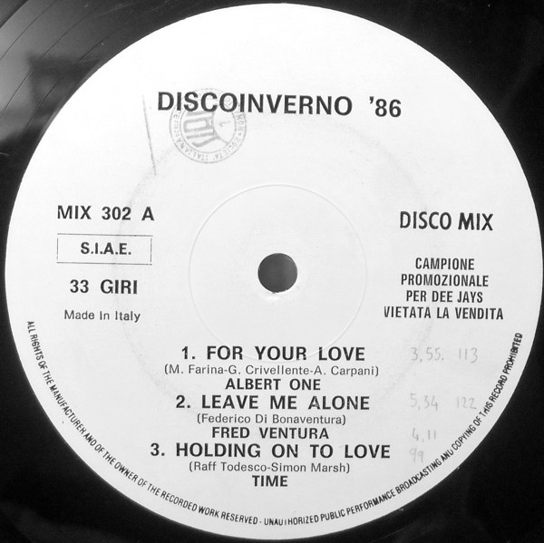 Various - Discoinverno '86 | Discomagic Records (MIX 302) - main