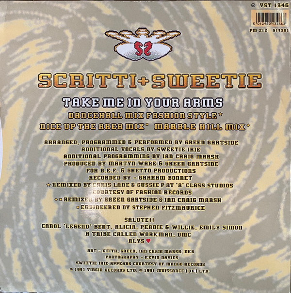 Scritti Politti And Sweetie Irie - Take Me In Your Arms And Love Me | Virgin (VST 1346) - 2 Scritti Politti And Sweetie Irie - Take Me In Your Arms And Love Me | Virgin (VST 1346) - 2
