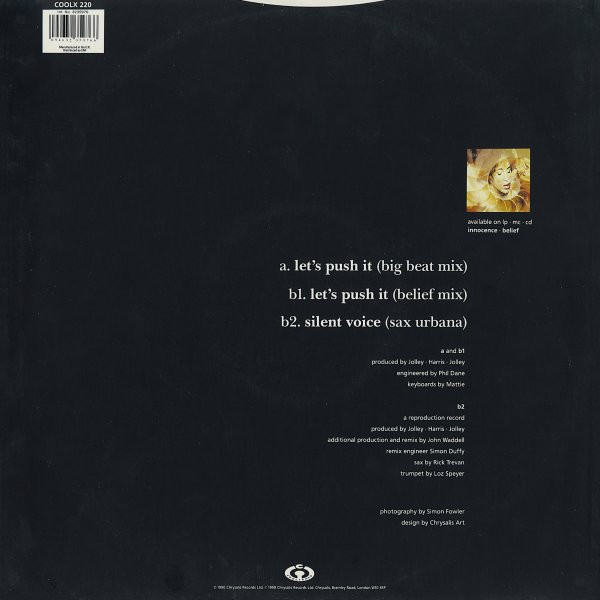 Innocence - Let's Push It | Cooltempo (COOLX 220) - 2