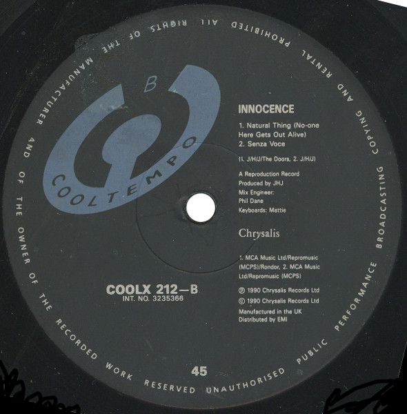 Innocence - Silent Voice | Cooltempo (COOLX 212) - 4