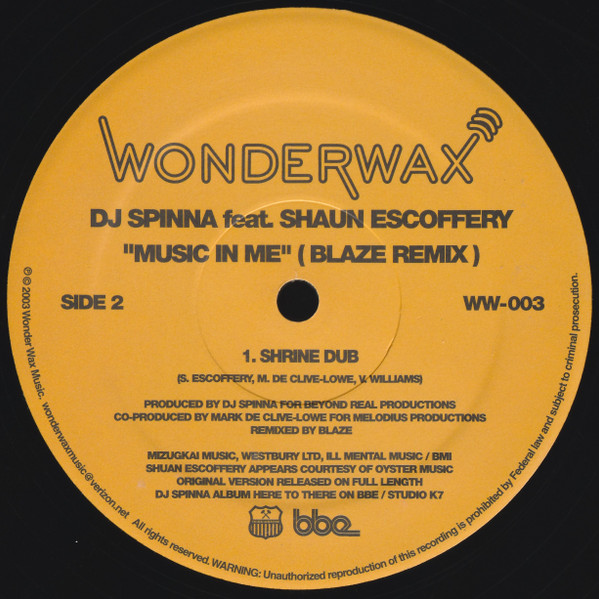 Music In Me (Blaze Remix)