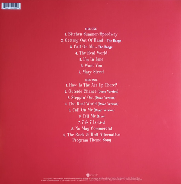 The Bangles - Ladies And Gentlemen… The Bangles! | Omnivore Recordings (OVLP-182) - 2 The Bangles - Ladies And Gentlemen… The Bangles! | Omnivore Recordings (OVLP-182) - 2
