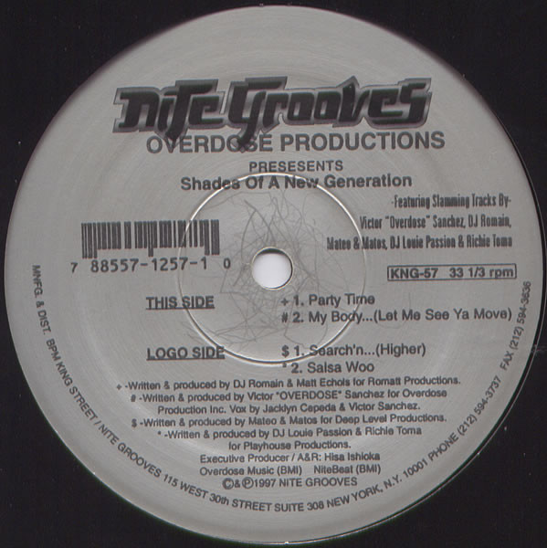 Various - Shades Of A New Generation EP | Nite Grooves (KNG-57)