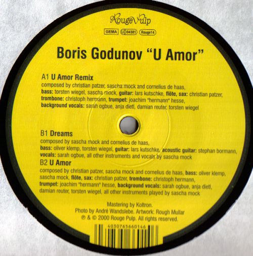 Boris Godunov - U Amor | Rouge Pulp (Rouge14) - main