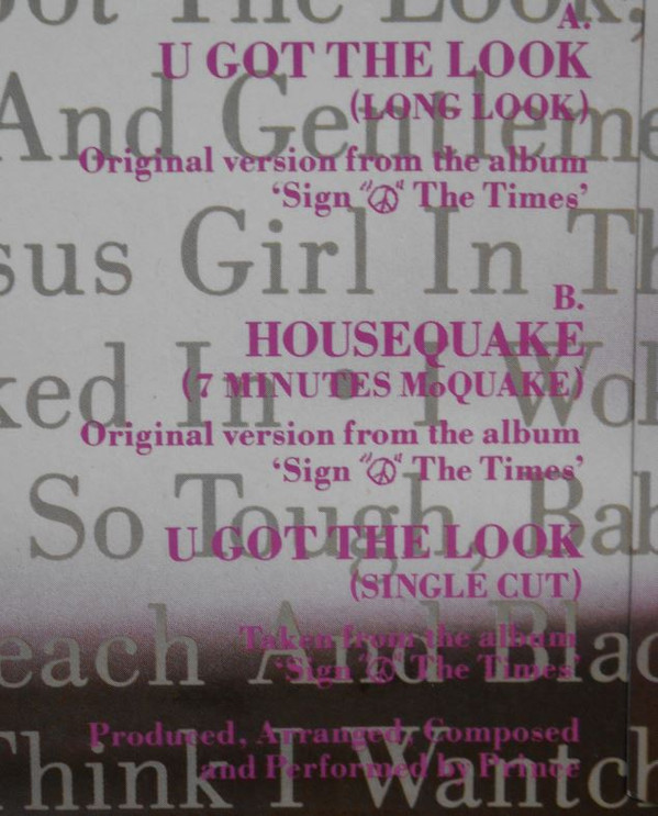 Prince - U Got The Look | Paisley Park (W8289T) - 6 Prince - U Got The Look | Paisley Park (W8289T) - 6