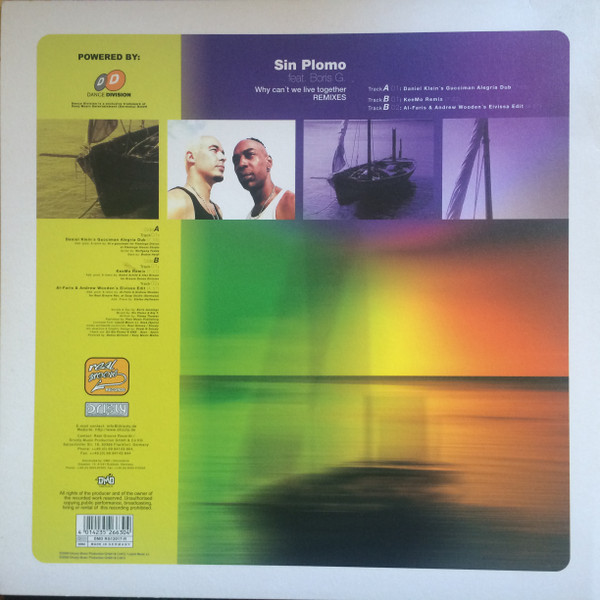 Sin Plomo Feat. Boris G. - Why Can't We Live Together (Remixes) | Real Groove (DMD RG12017-R) - 2 Sin Plomo Feat. Boris G. - Why Can't We Live Together (Remixes) | Real Groove (DMD RG12017-R) - 2