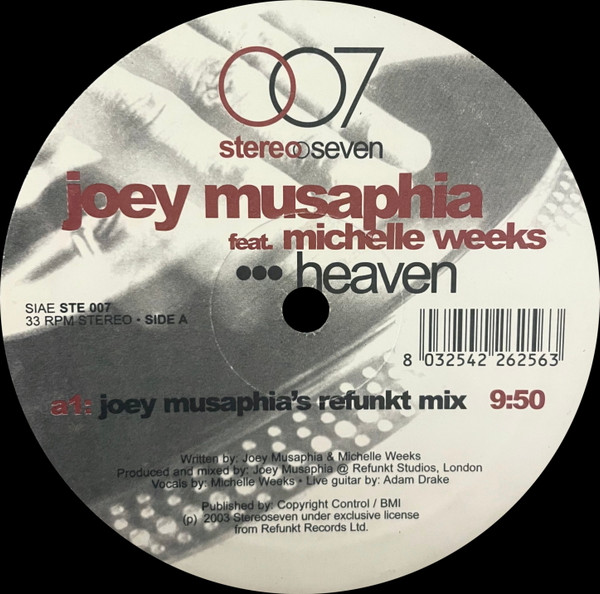 Joey Musaphia Feat. Michelle Weeks - Heaven | Stereoseven (STE 007) - 3 Joey Musaphia Feat. Michelle Weeks - Heaven | Stereoseven (STE 007) - 3