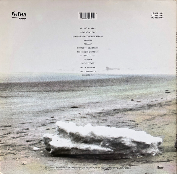 The Cure - Standing On A Beach · The Singles | Fiction Records (829 239-1) - 4 The Cure - Standing On A Beach · The Singles | Fiction Records (829 239-1) - 4