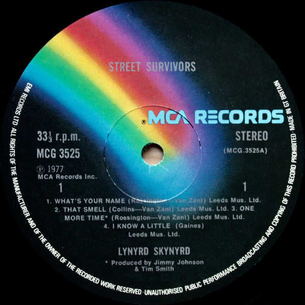 Lynyrd Skynyrd - Street Survivors | MCA Records (MCG 3525) - 4 Lynyrd Skynyrd - Street Survivors | MCA Records (MCG 3525) - 4