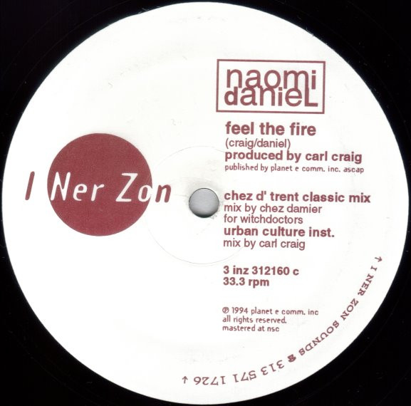 Naomi Daniel - Feel The Fire | I Ner Zon Sounds (3 inz 312160) - 3 Naomi Daniel - Feel The Fire | I Ner Zon Sounds (3 inz 312160) - 3
