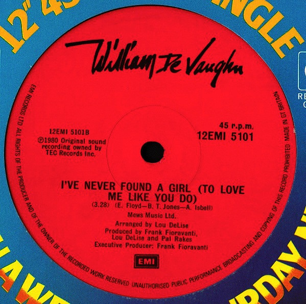 William DeVaughn - Be Thankful For What You've Got (New Version) | EMI (12EMI 5101) - 2 William DeVaughn - Be Thankful For What You've Got (New Version) | EMI (12EMI 5101) - 2