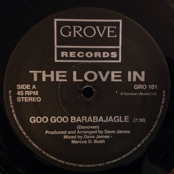The Love-In - Goo Goo Barabajagal | Grove Records (GRO101) - 3