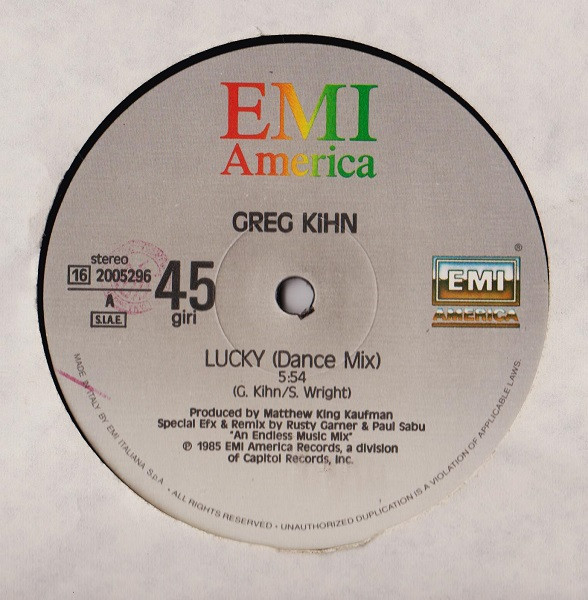 Greg Kihn - Lucky | EMI America (16 2005296) - 3 Greg Kihn - Lucky | EMI America (16 2005296) - 3