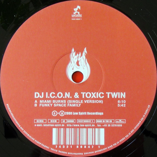 DJ I.C.O.N. & Toxic Twin - Miami Burns | Low Spirit Recordings (74321 80847 1) - main DJ I.C.O.N. & Toxic Twin - Miami Burns | Low Spirit Recordings (74321 80847 1) - main