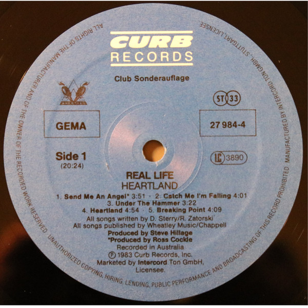 Real Life - Heartland | Curb Records (27 984-4) - 3 Real Life - Heartland | Curb Records (27 984-4) - 3
