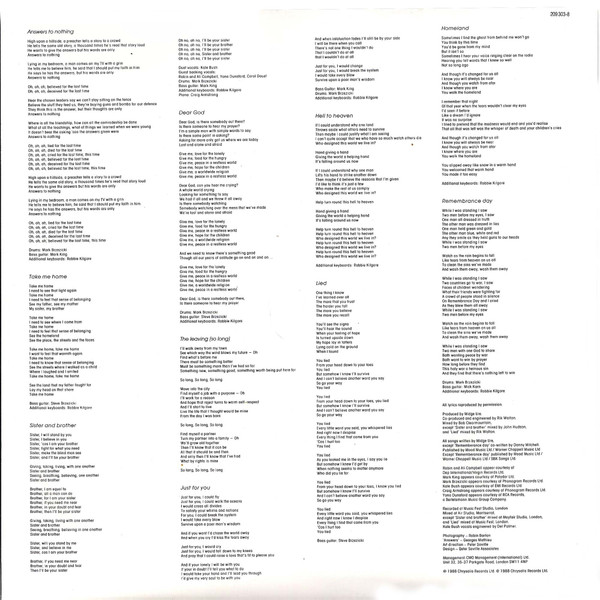 Midge Ure - Answers To Nothing | Chrysalis (209 303) - 6
