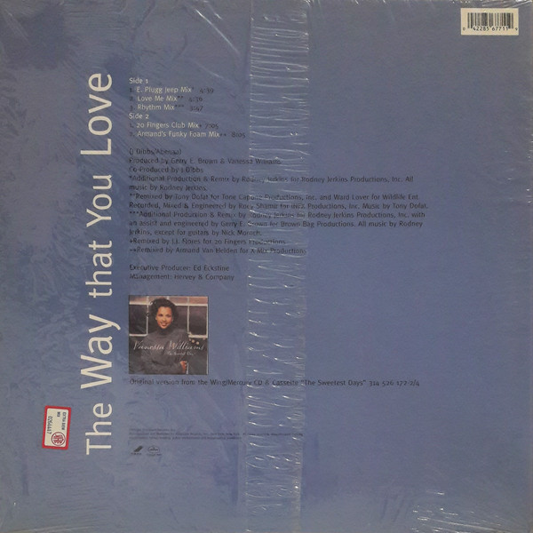 Vanessa Williams - The Way That You Love | Mercury (856 771-1) - 3 Vanessa Williams - The Way That You Love | Mercury (856 771-1) - 3