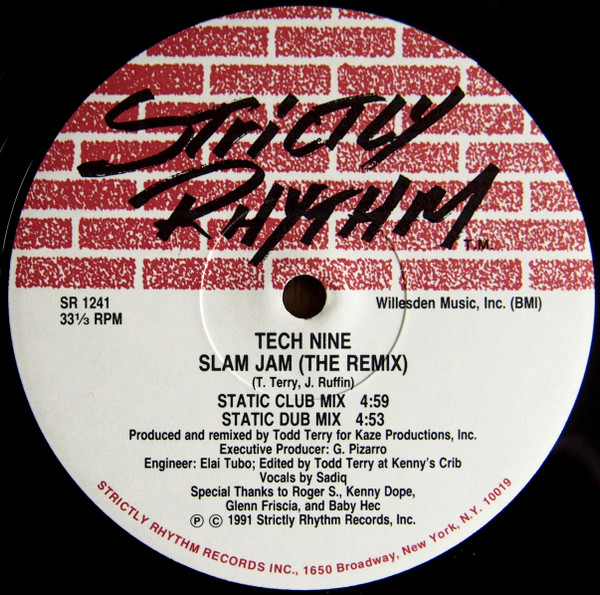 Tech Nine - Slam Jam (The Remix) | Strictly Rhythm (SR 1241) - 2