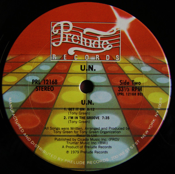 U.N. - U.N. [Vinyl] | Prelude Records (PRL 12168) - 4