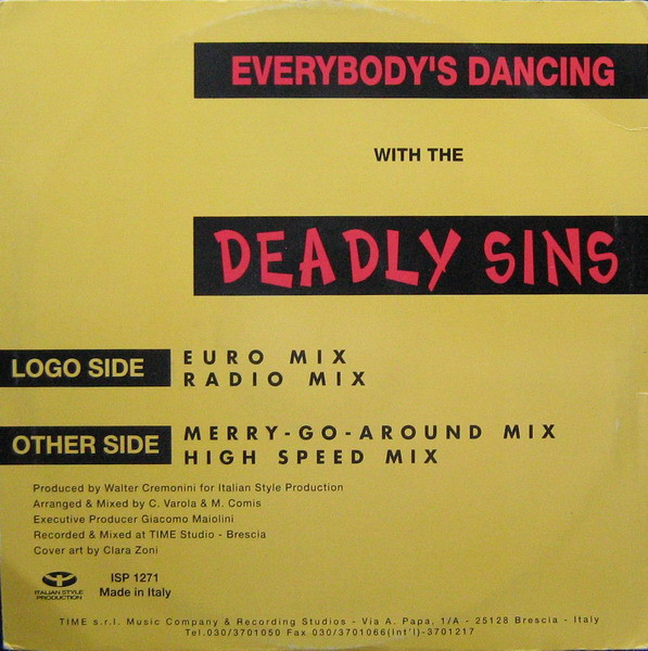 Deadly Sins - Everybody's Dancing | Italian Style Production (ISP 1271) - 2