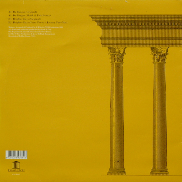Stouffer - Da Bongos / Brighter Days | Prima Facie (FACIE001) - 2 Stouffer - Da Bongos / Brighter Days | Prima Facie (FACIE001) - 2